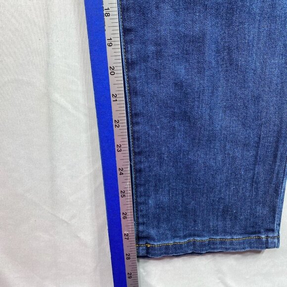 Ellos Jeans Womens Plus Size 20 Blue Denim Stretch Pockets - Picture 6 of 8